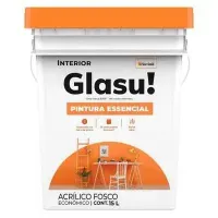 Imagem de TINTA ACRILICA FOSCA GLASU BRANCA 15 LTS - ECONOMICA - SUVINIL